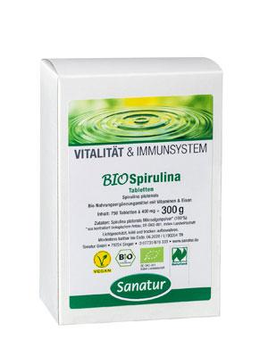 Bio Spirulina von Sanatur Vorratspackung